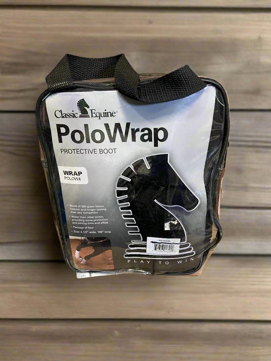 New! Classic Equine Polo Wraps-Black