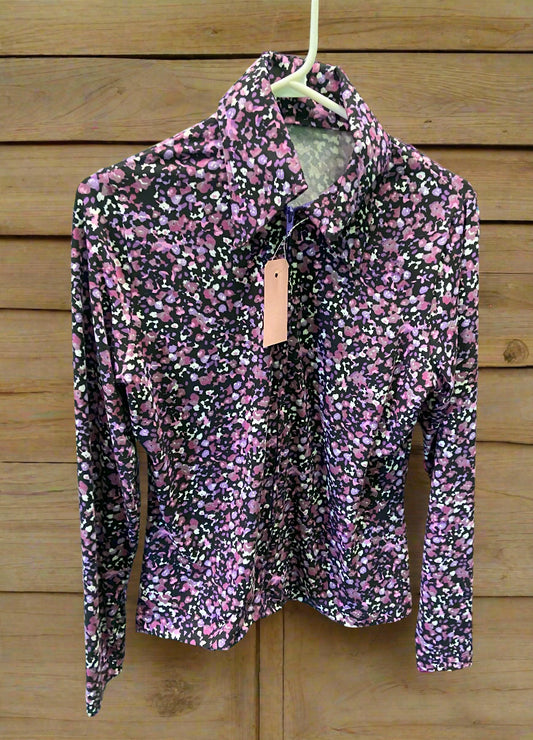 Purple Brushstroke Rail Shirt