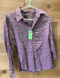 Purple Striped Western Shirt