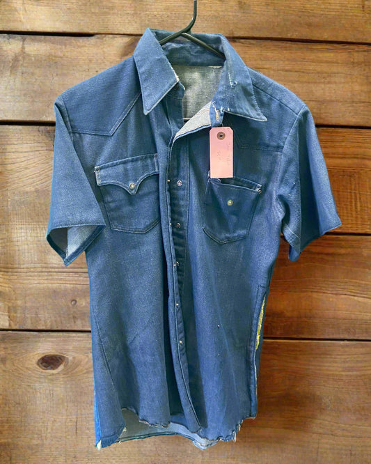 Denim Short Sleeve Shirt