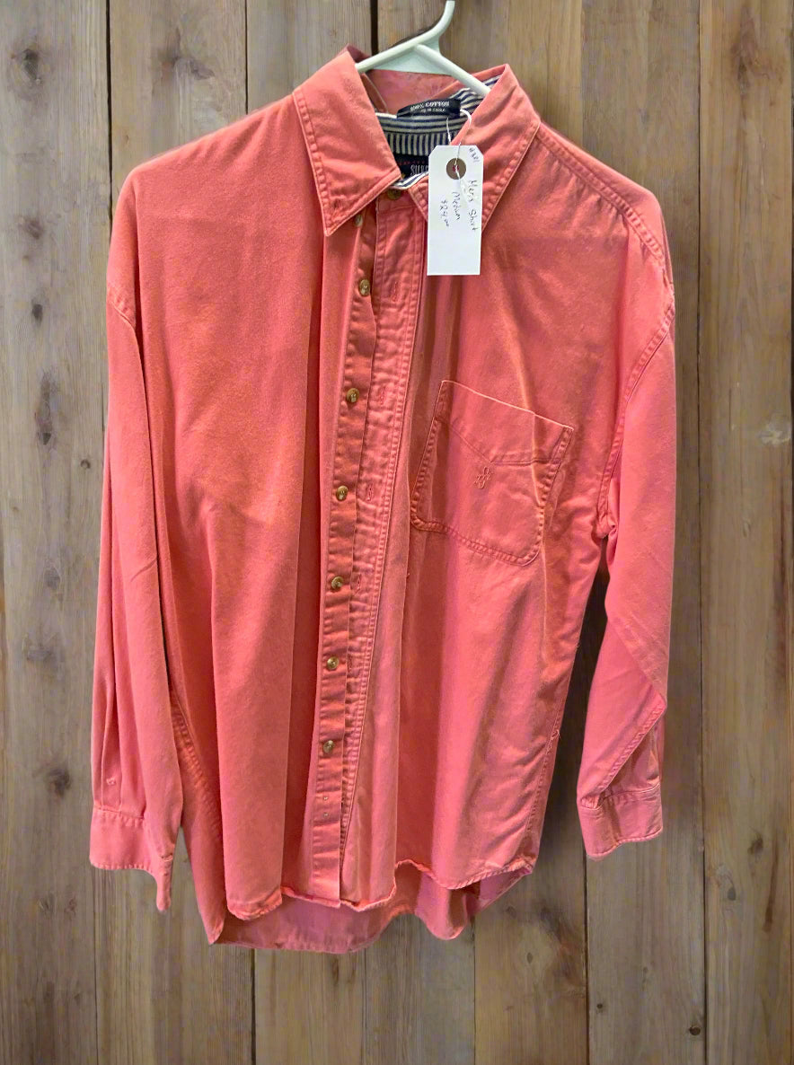 Silver Mesa Salmon Western Shirt