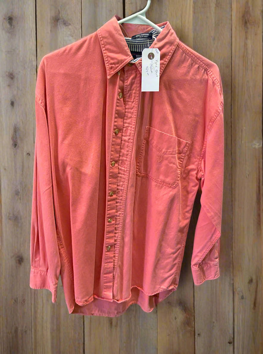 Silver Mesa Salmon Western Shirt