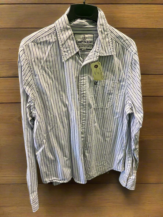 White Striped Western Shirt