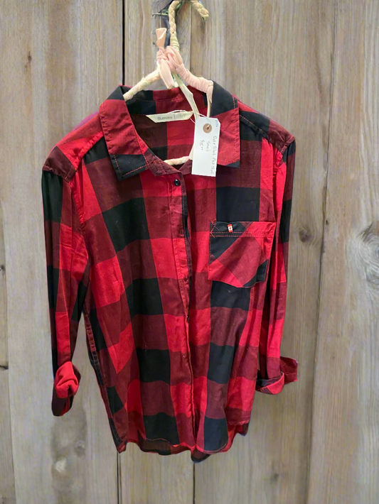 Buffalo Plaid Western Shirt
