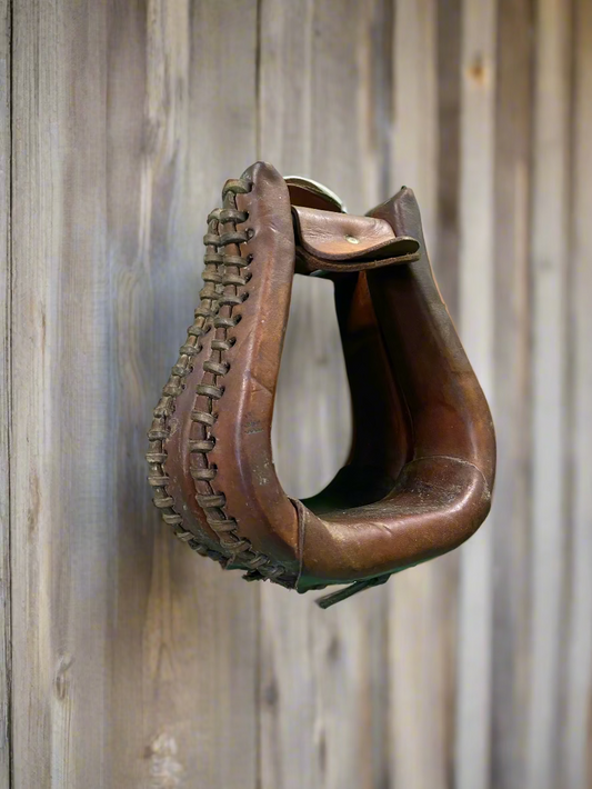 Leather Wrapped Stirrups