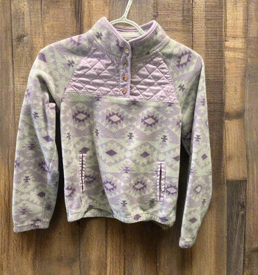 Youth Purple Aztec Sweater