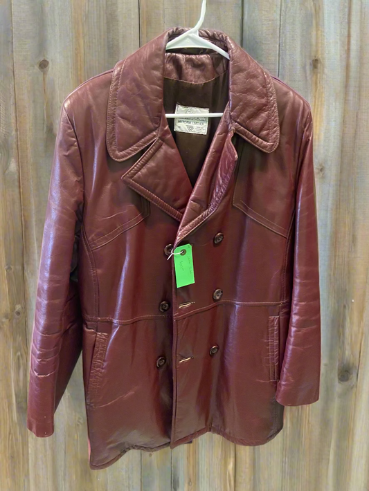 Burgundy Leather Jacket