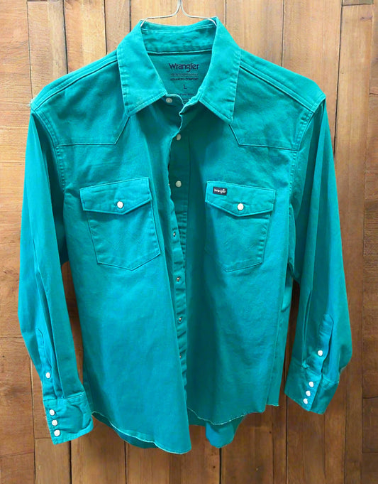 Wrangler Teal Shirt