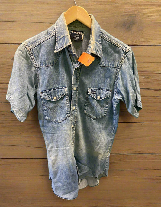 Wrangler Denim Short Sleeve Shirt