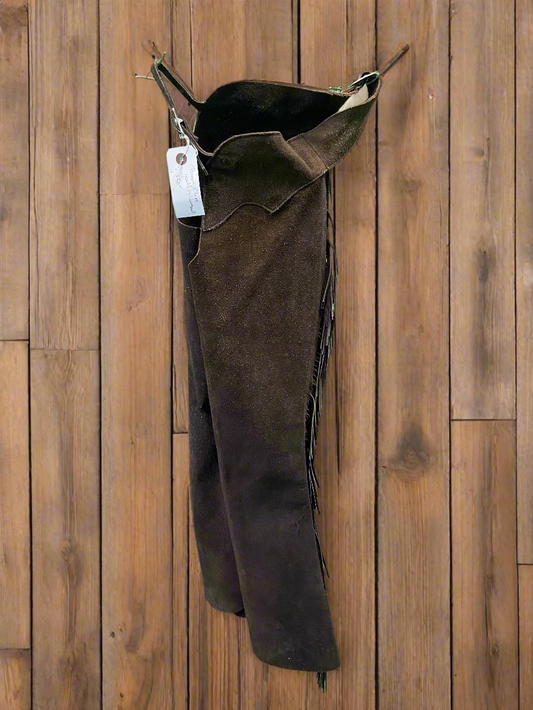 Brown Fringe Chaps