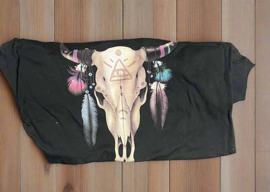 Ranch Brand Bull Skull T-Shirt