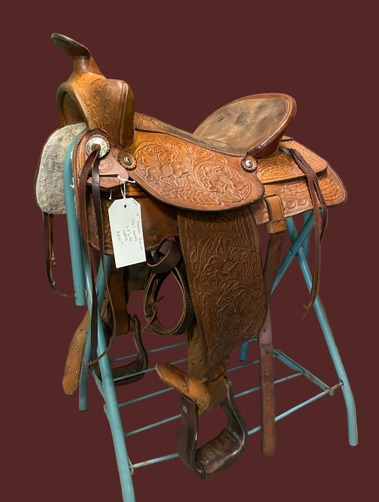 15" Western Rawhide Trail Saddle