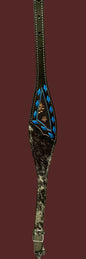 Cowhide and Tooled Leather Wither Strap