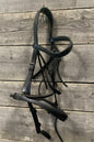 Bride anglaise pour poney noir