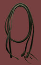 Black Harness Leather Split Reins
