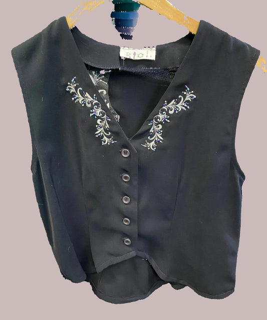 Embroidered Vest