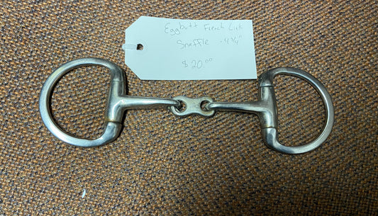 Eggbutt French Link Snaffle