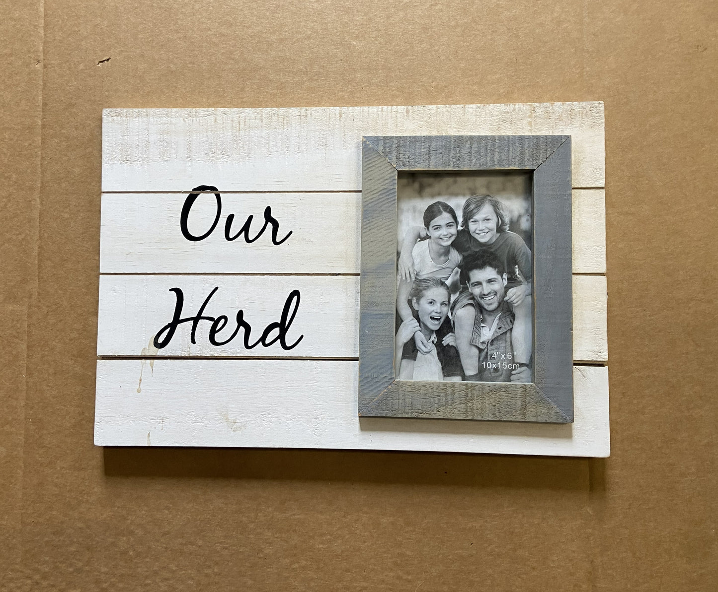 "Our Herd" Picture Frame