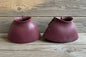 Burgundy Rubber Bell Boots
