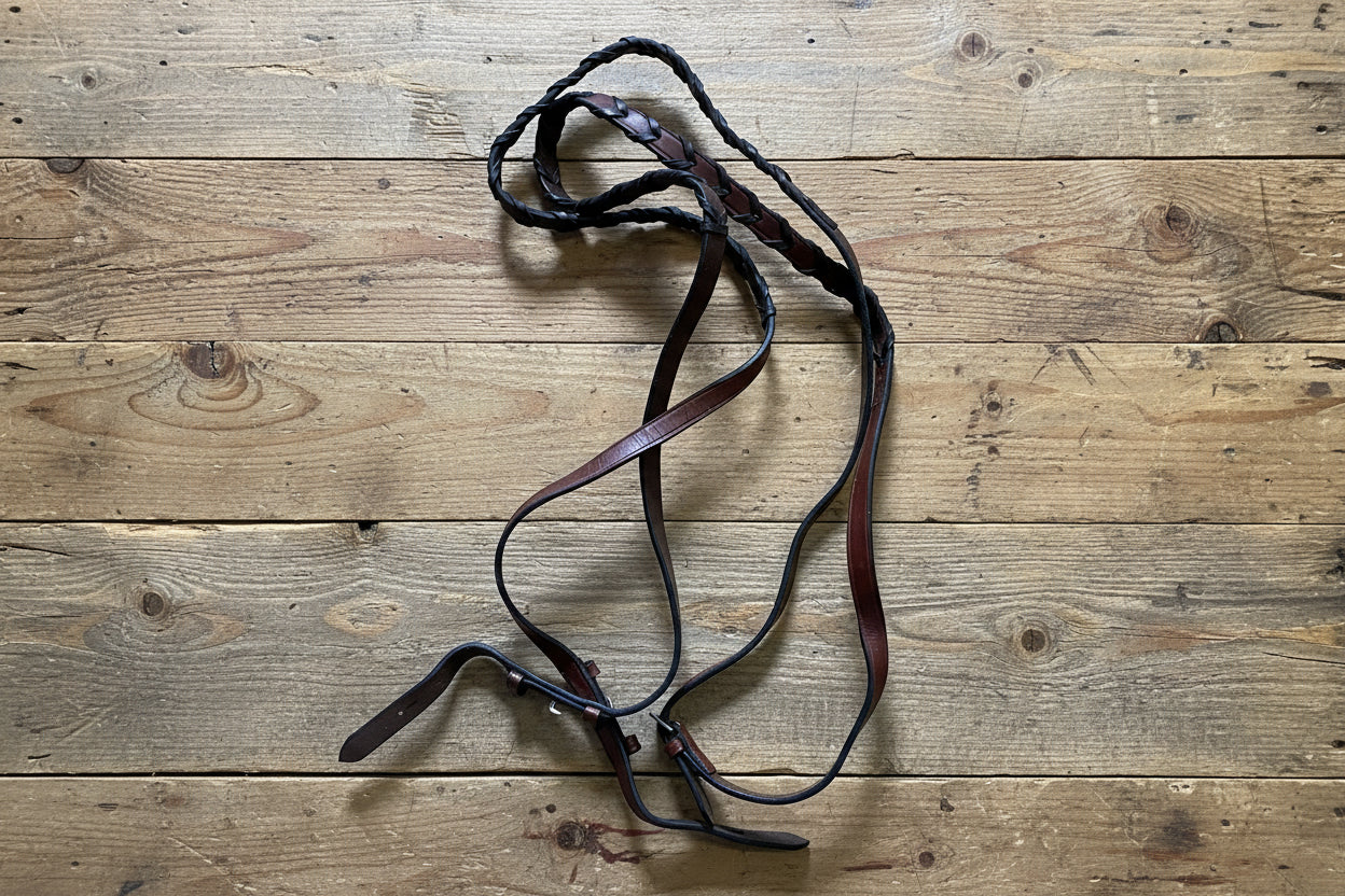 Leather Laced Reins