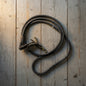 Black Round Cotton Reins