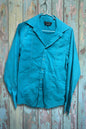 Teal Western Shirt- Small