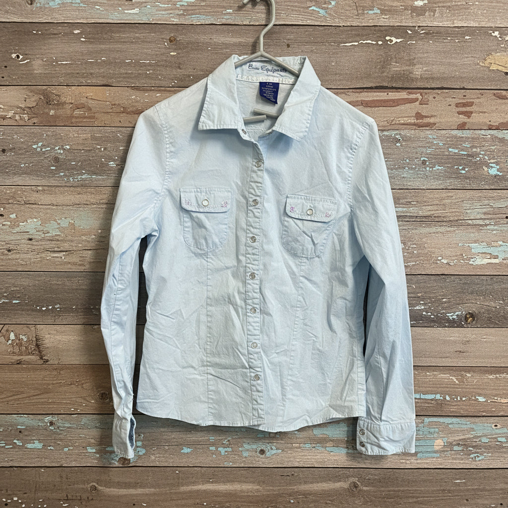 Light Blue Western Shirt