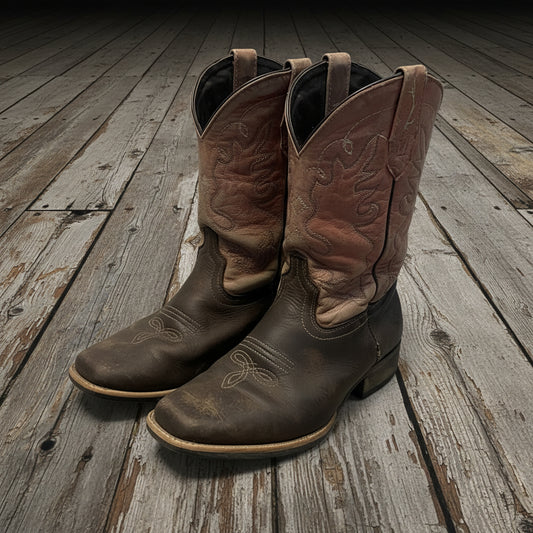 Cabela's Youth Cowboy Boots- Size 3