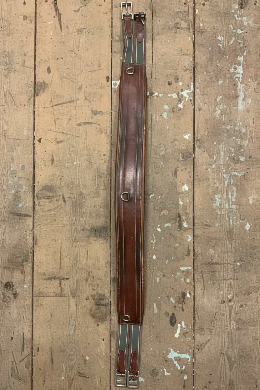 56" Lourde Leather Girth