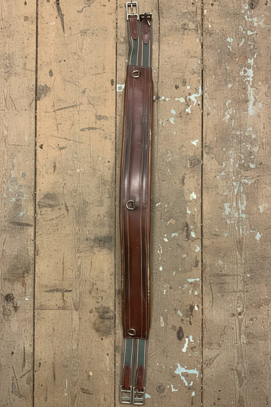 56" Lourde Leather Girth