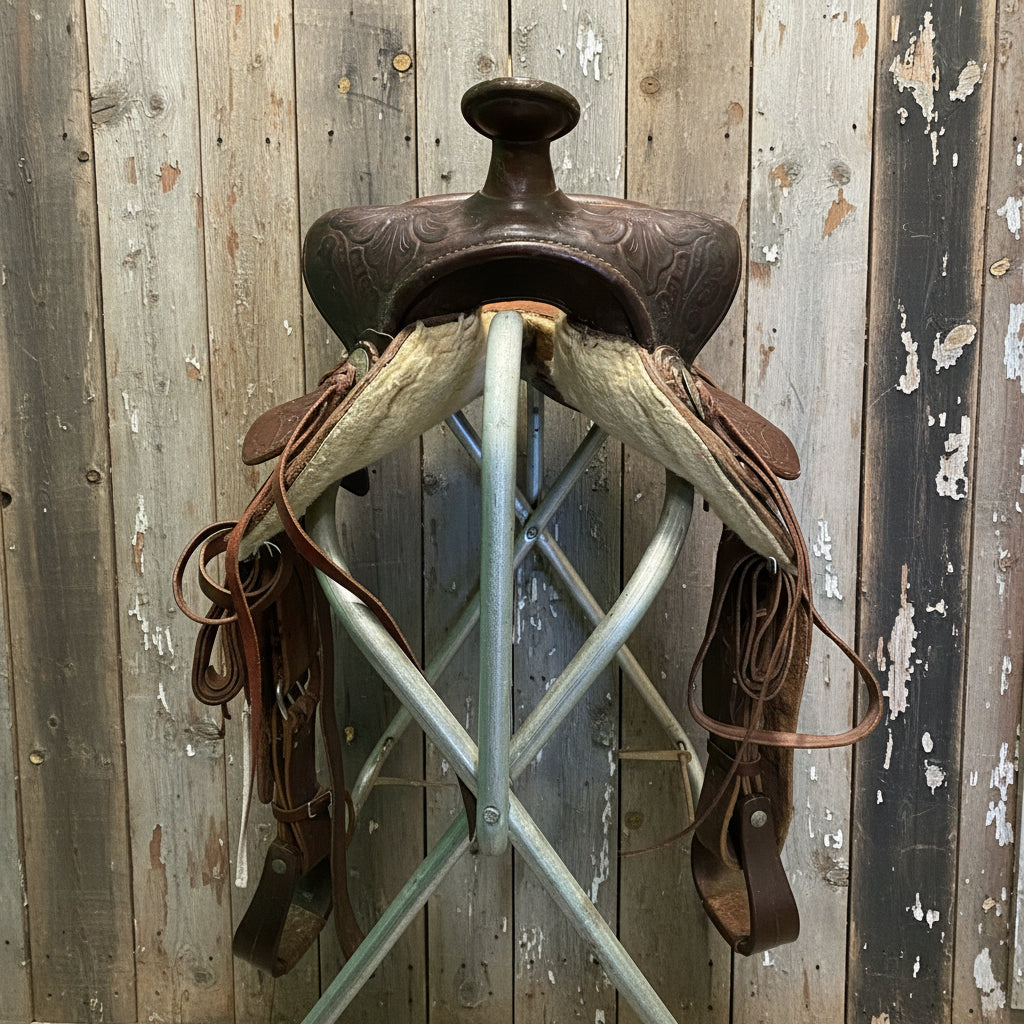 15" Western Rawhide Trail Saddle