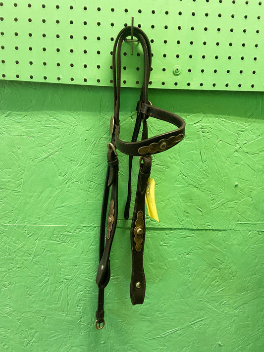 Gold Accent Headstall