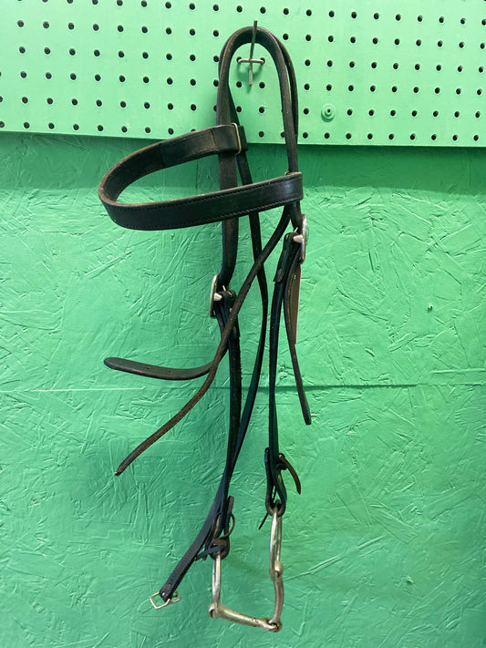 Draft Headstall w/Snaffle bit