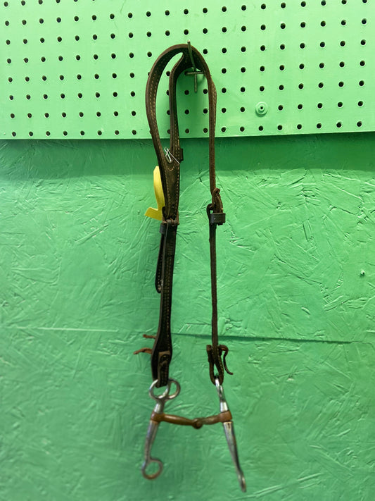 Split Ear Headstall w/Tom Thumb