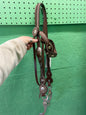 Silver Dot Show Headstall w/Curb Bit