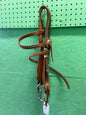 Silver Dot Headstall w/Snaffle Bit