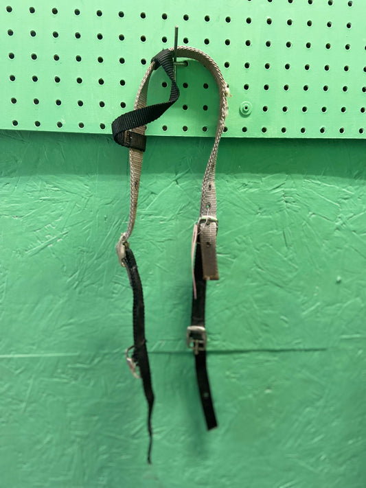 Black/Grey One Ear Nylon Headstall