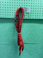 Red/Blue Nylon Braided Contest Reins
