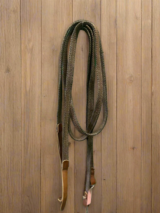 Waxed Nylon Split Reins