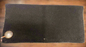Black Wool Saddle Blanket w/Concho