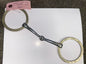 Engraved Silver Inlay Snaffle Bit