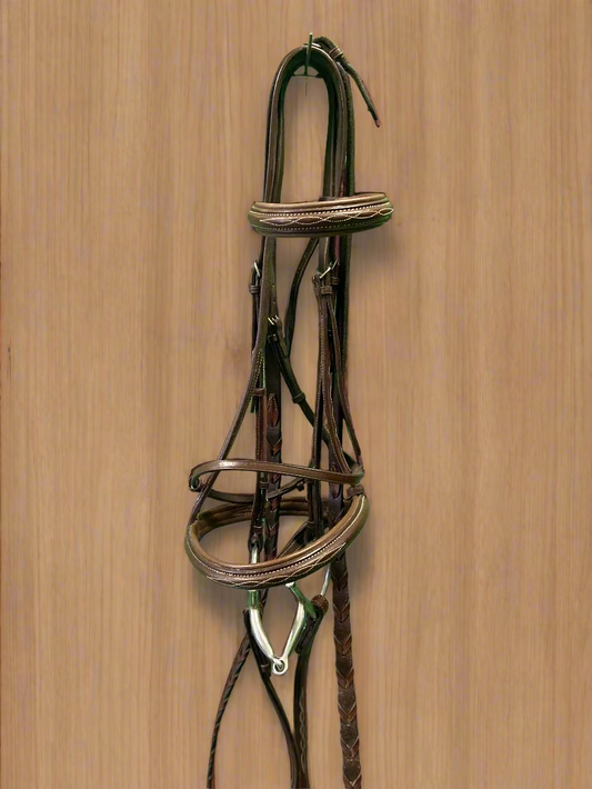 Collegiate Fancy Stitch Raised Bridle
