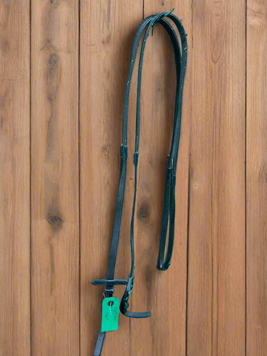 Leather Rubber Backed Reins