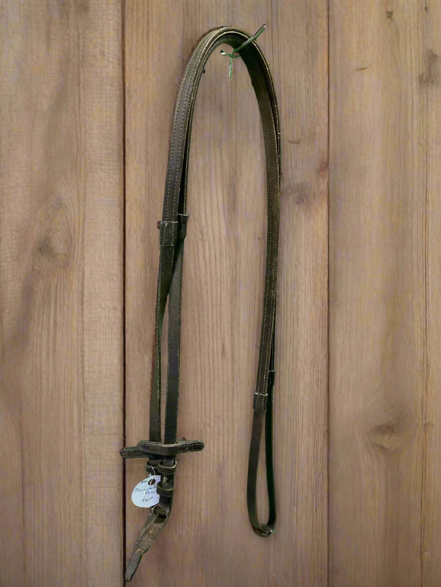 Leather Rubber Backed Reins