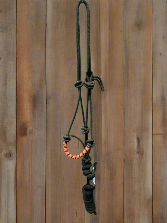 New! Rope Halter w/Lead