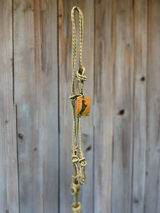 New! Mustang Rope Halter w/Lead