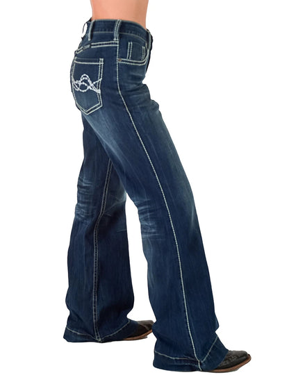 Cowgirl Tuff Ladies Edgy Wide Leg