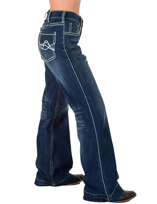 Cowgirl Tuff Ladies Edgy Wide Leg