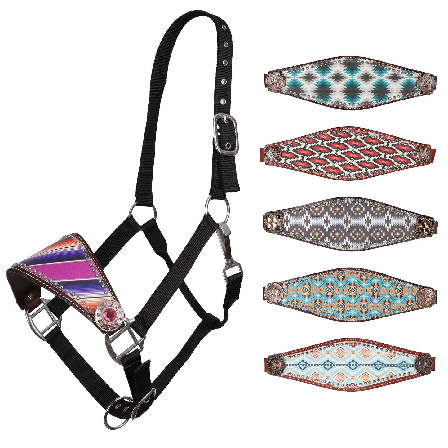 Assorted Print Bronc Halter