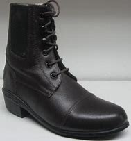 Bottes de paddock à lacets pour enfants style Far West